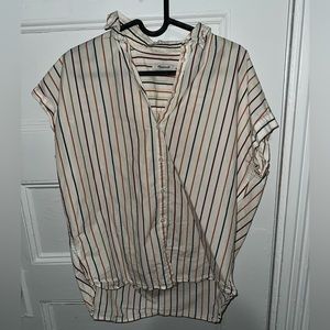 Madewell striped button up